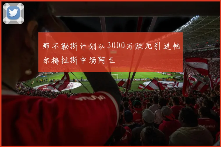 那不勒斯计划以3000万欧元引进帕尔梅拉斯中场阿兰